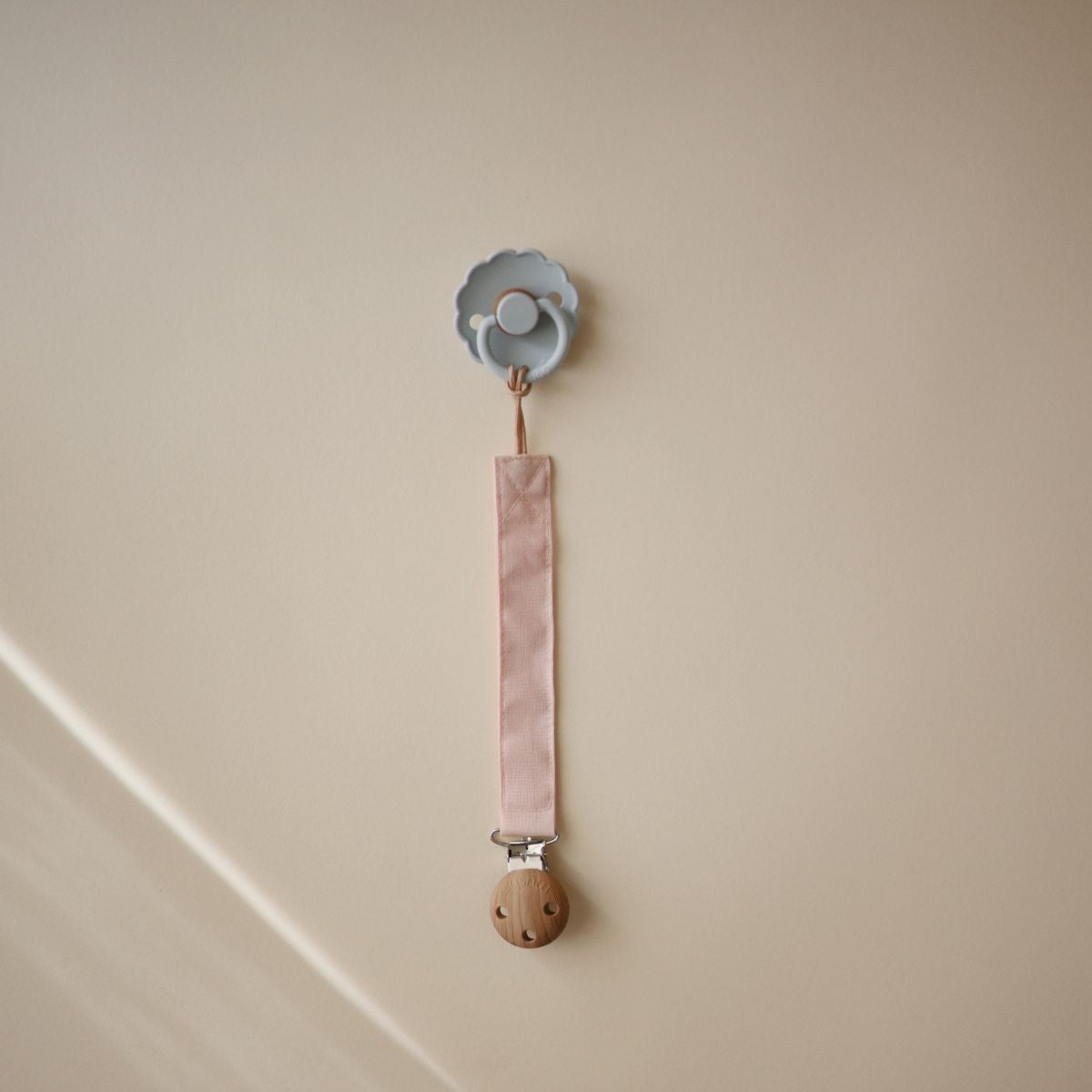 Mushie Speenkoord Linnen - Blush
