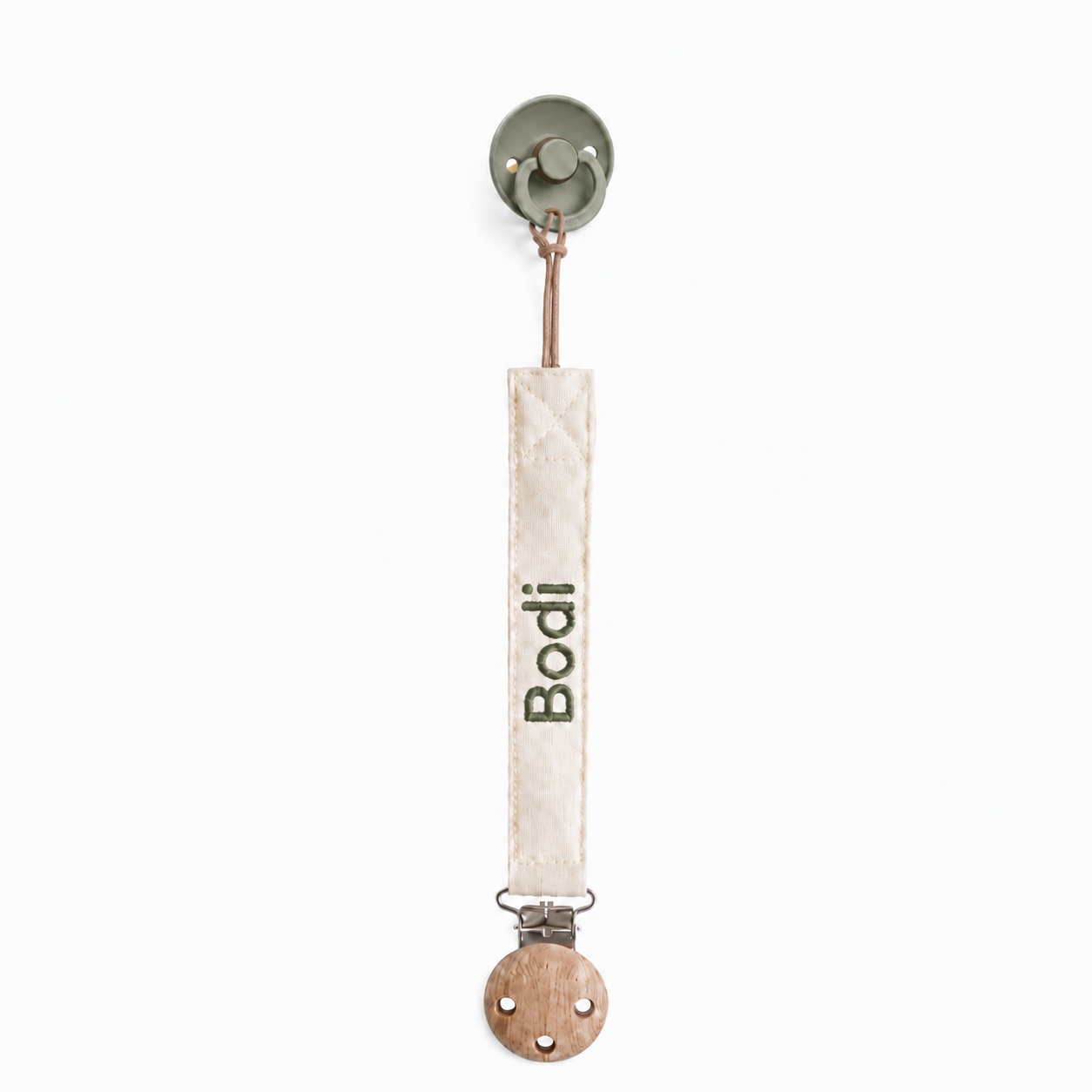 Speenkoord met fopspeen - Cream