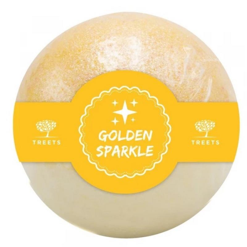 Treets badbruisbal glitter golden spark