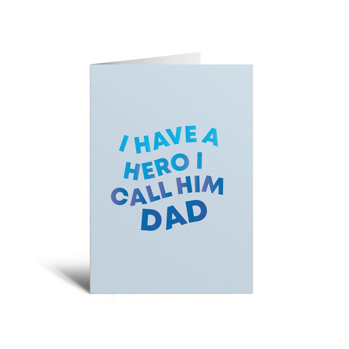 Wenskaart Hero Dad - met envelop
