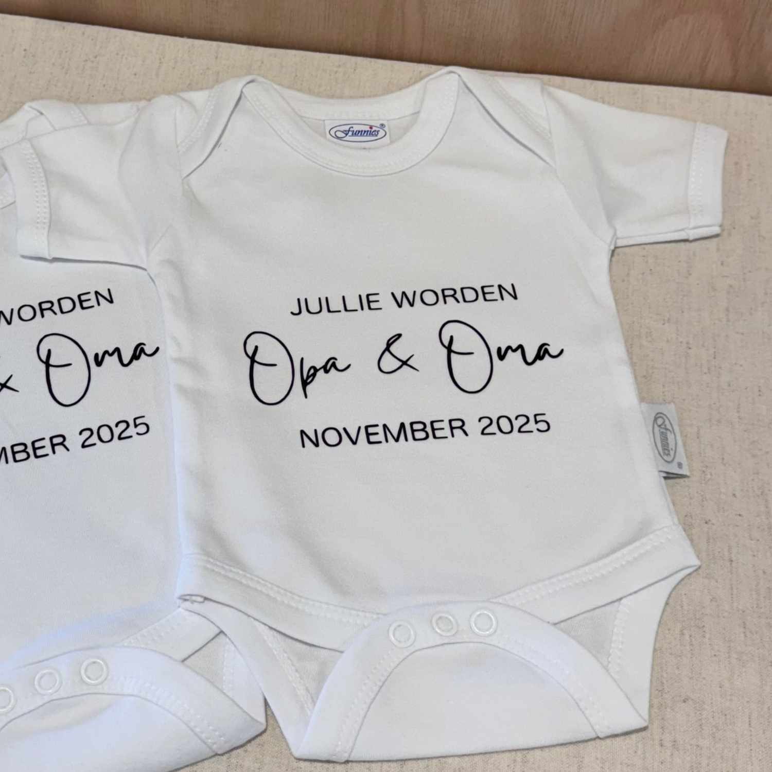 Zwangerschapsaankondiging - Jullie worden opa & oma