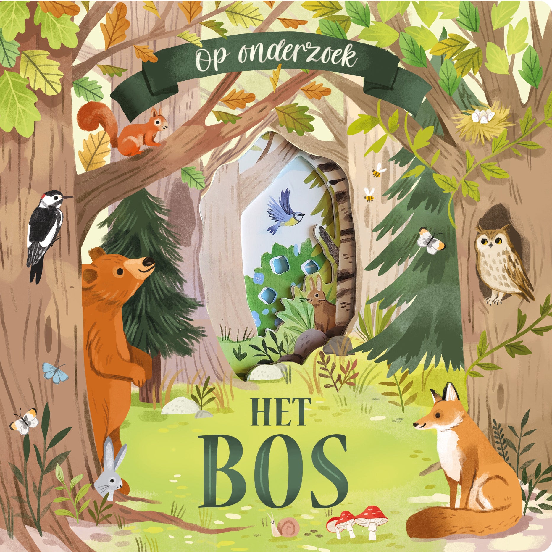 Voorleesboek Het bos Op onderzoek