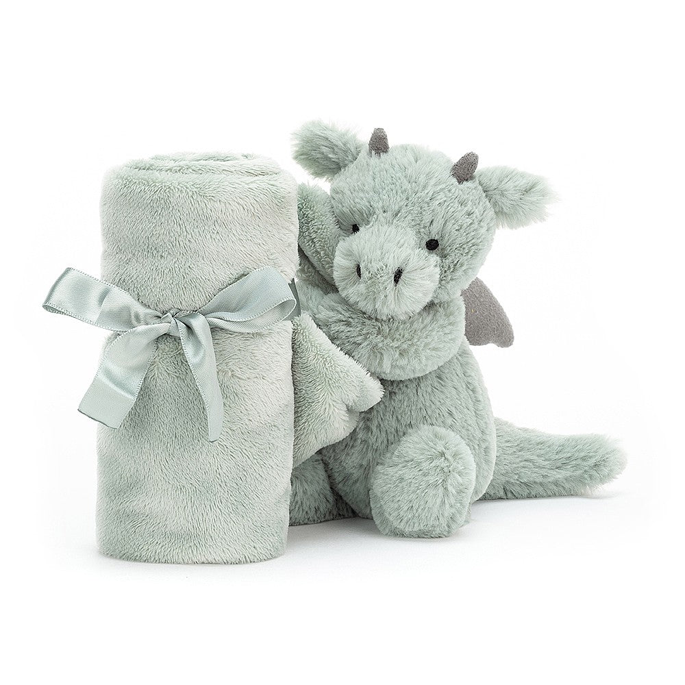 Jellycat Knuffeldoekje Bashful Dragon (34cm)