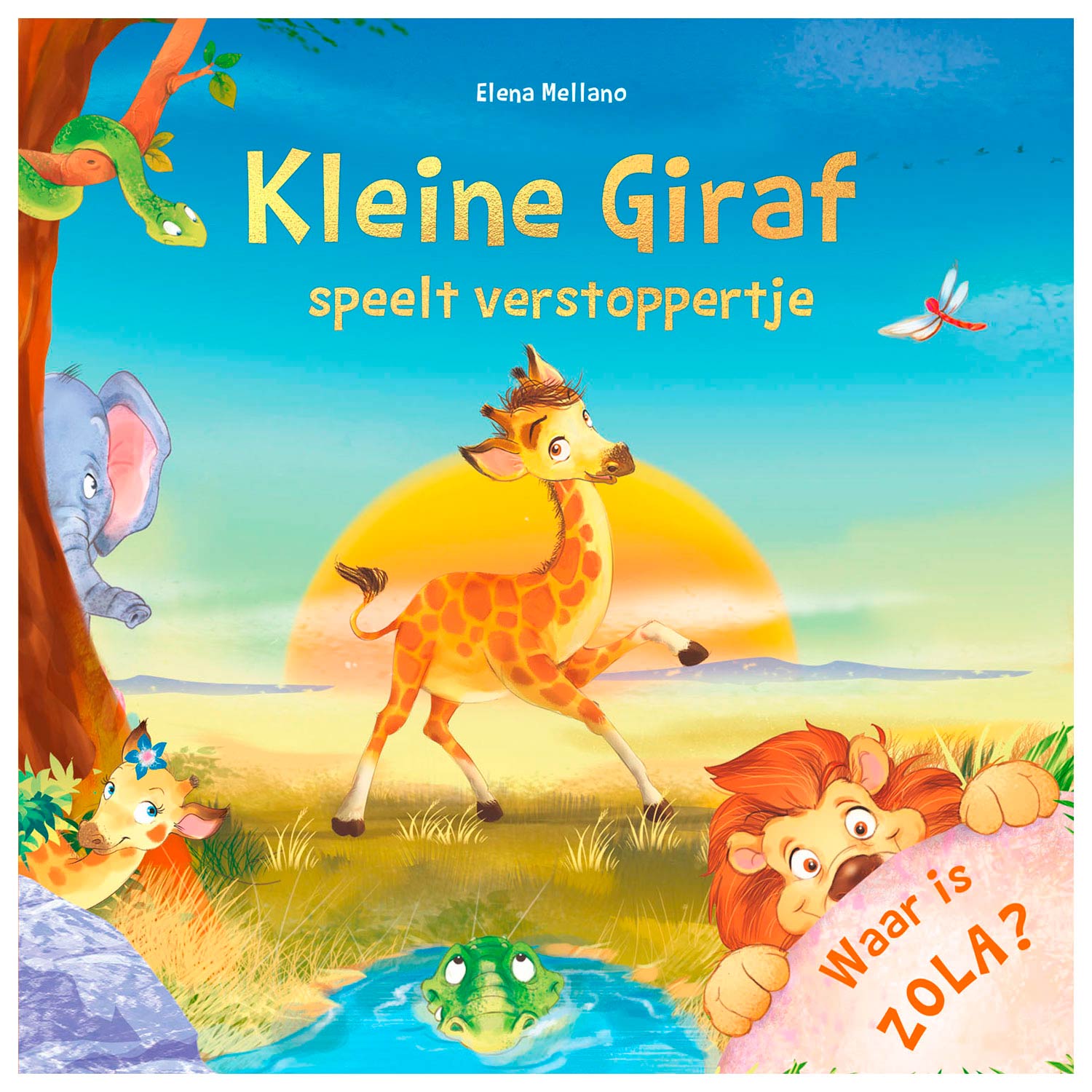 Voorleesboek Kleine giraf speelt verstoppertje