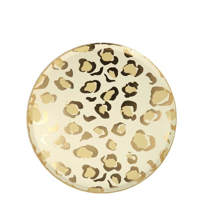 Meri Meri Gebaksbordjes Safari Animals Prints (8st)