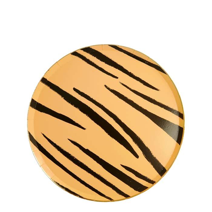 Meri Meri Gebaksbordjes Safari Animals Prints (8st)