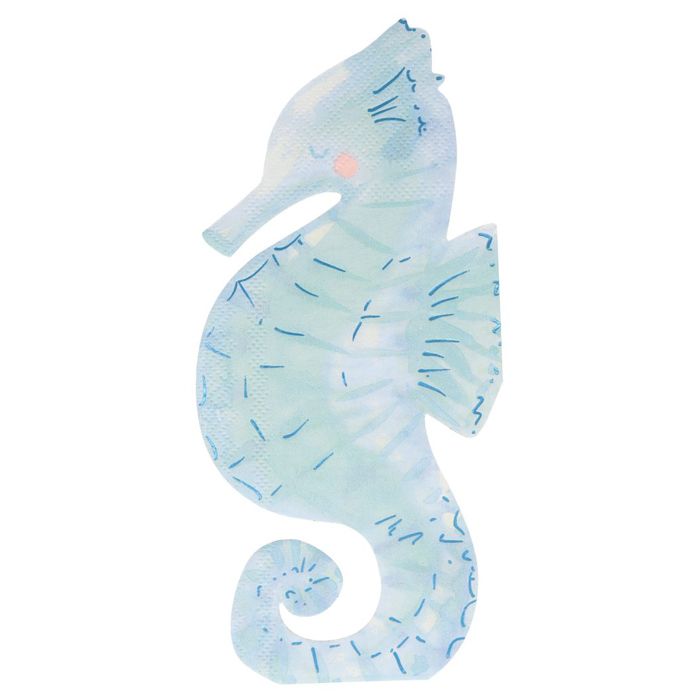 Meri Meri Servetten Seahorse (16st)