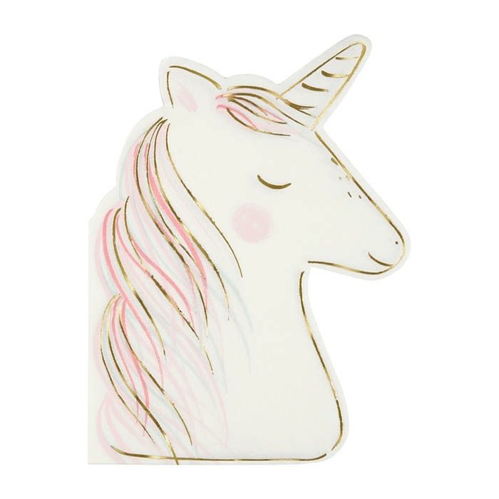 Meri Meri Servetten Unicorn party (16st)