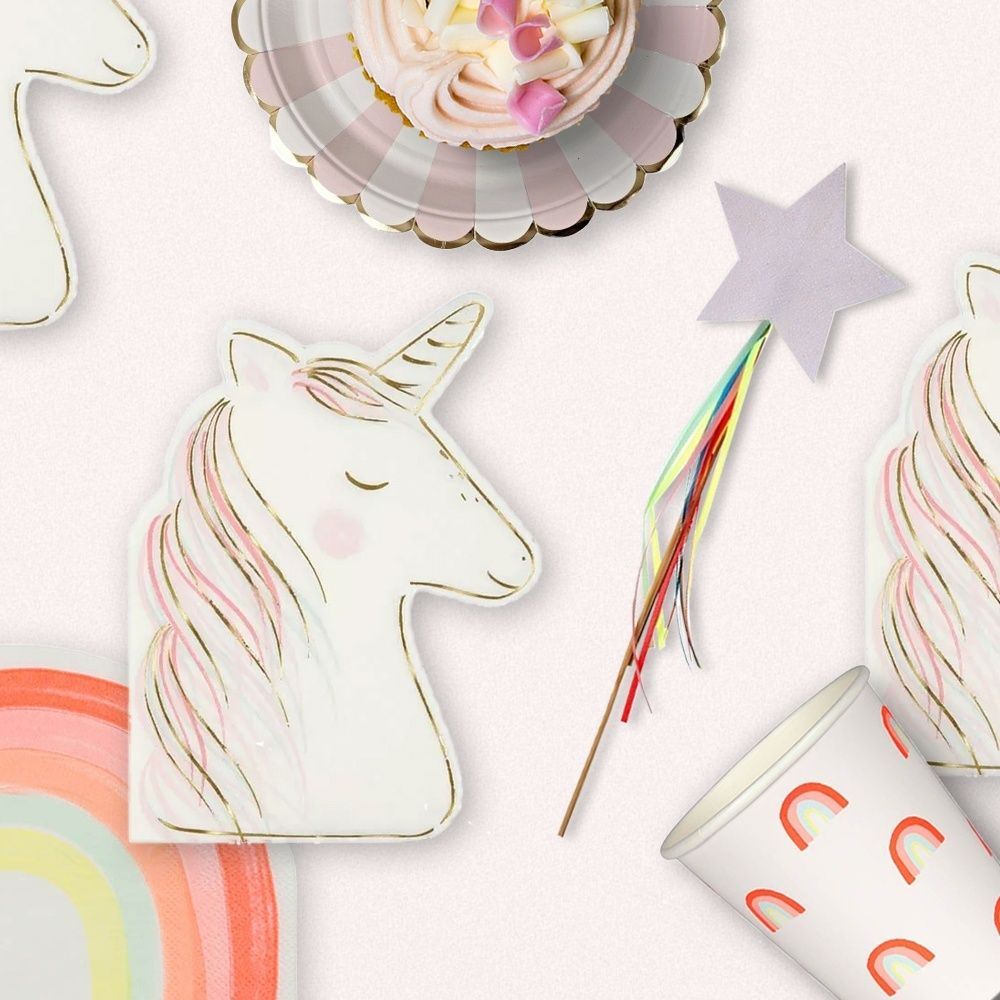 Meri Meri Servetten Unicorn party (16st)