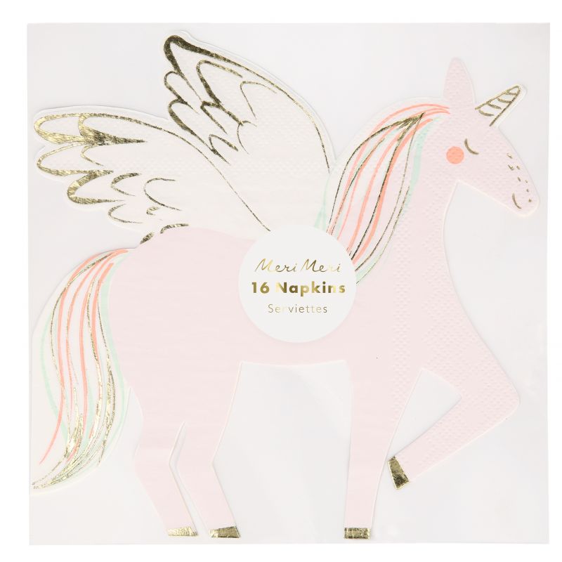 Meri Meri Servetten Winged Unicorn (16st)